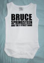 Wit Rompertje Bruce Springsteen M 74-80 Katoen The Boss 2, Kinderen en Baby's, Babykleding | Maat 74, Nieuw, Jongetje, Nacht- of Onderkleding