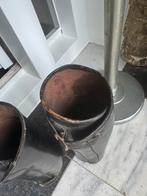 Prachrige oude leren beenkappen izgst., Antiek en Kunst, Curiosa en Brocante, Ophalen of Verzenden