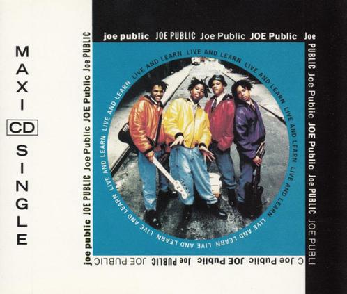 JOE PUBLIC - LIVE AND LEARN (CD MAXI-SINGLE), Cd's en Dvd's, Cd Singles, Zo goed als nieuw, Pop, 1 single, Maxi-single, Ophalen of Verzenden