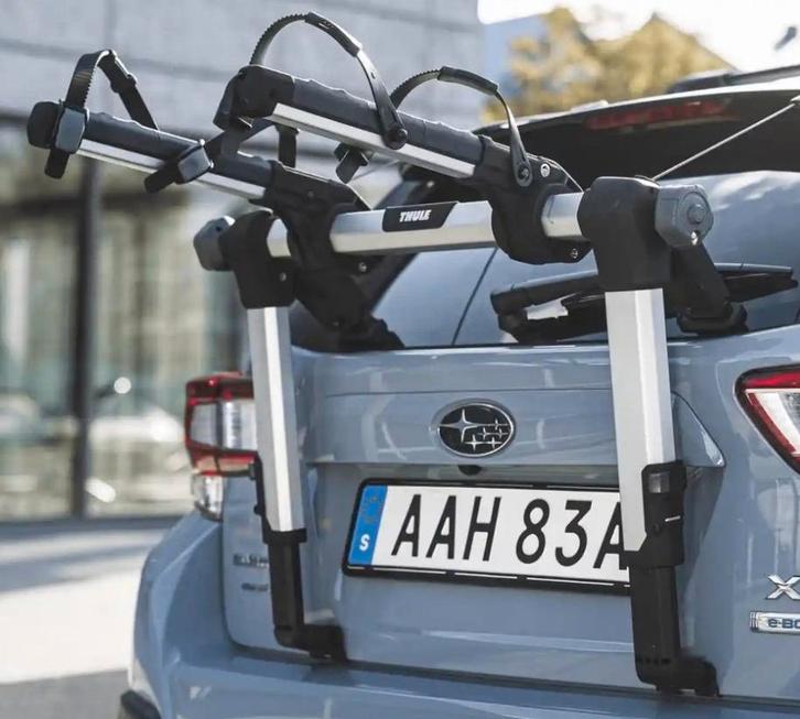 Thule outway Fietsendrager zonder trekhaak, Auto diversen, Fietsendragers, Gebruikt, Achterklepdrager, 2 fietsen, Ophalen