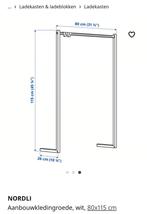 Ikea Aanbouwkledingroede x2, Ophalen, Zo goed als nieuw, 25 tot 50 cm, Minder dan 100 cm