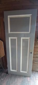 Antieke paneeldeur jaren 30. Opdek/ stomp., Ophalen, Gebruikt, 80 tot 100 cm, Binnendeur
