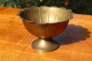 Brocante - Oude koperen sierschaal! beschikbaar voor biedingen