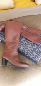 Lamica cognac kleurige leren laarzen 41, Hoge laarzen, Bruin, Lamica, Ophalen of Verzenden