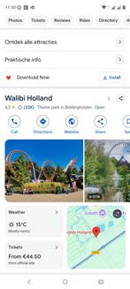 Ticket Walibi Fright nights 1 november 2025, Eén persoon, Ticket of Toegangskaart