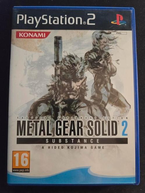 Metal gear solid 2 substance, Spelcomputers en Games, Games | Sony PlayStation 2, Zo goed als nieuw, 1 speler, Ophalen of Verzenden