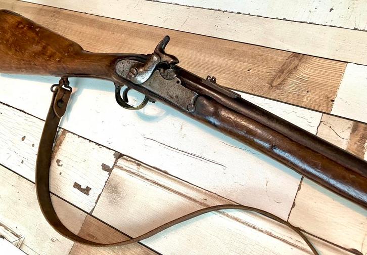 Antiek percussie geweer - ca 1815, Antiek en Kunst, Antiek | Overige Antiek, Ophalen of Verzenden