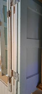 Oude Massief houten 4-vlaks paneeldeuren/kastdeuren, Doe-het-zelf en Verbouw, Deuren en Horren, Ophalen, Gebruikt, Minder dan 80 cm