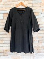 Caliban jurk of tuniek 100% linnen splitjes zwart, maat 36, Kleding | Dames, Zwart, Ophalen of Verzenden, Zo goed als nieuw, Maat 36 (S)