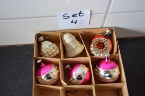 Leuke set kerstballen, set 4, Diversen, Kerst, Gebruikt, Ophalen of Verzenden