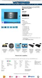 Phoenix Gold ZT15001 24V 1500W RMS monoblok versterker, Auto diversen, Autospeakers, Gebruikt, Hifi-Focus, Aalsmeerderweg 173 1432 CL, Aalsmeer