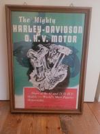 Harley davidson reclame poster, Motoren, Accessoires | Overige, Zo goed als nieuw