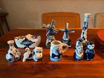 Delfts blauw miniaturen set beschikbaar voor biedingen