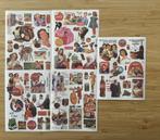 Vintage vrouwen en reclame cola vellen stickers, Hobby en Vrije tijd, Stickers en Plaatjes, Verzenden, Nieuw, Meerdere stickers