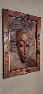 Houten Masker met Frame, Ophalen