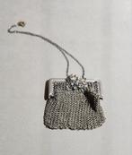 Mooi antiek zilveren buidel tasje voor poppen, Antiek en Kunst, Ophalen of Verzenden