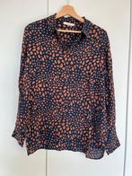 Sissy Boy blouse - maat M - Donkerblauw/Roestbruin, Maat 38/40 (M), Blauw, Sissy boy, Ophalen of Verzenden