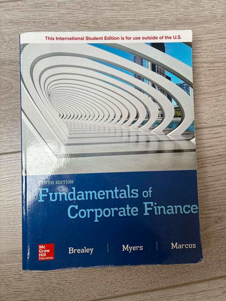 Soft Fundamentals of Corporate Finance - Brealey, Myers, Mar, Boeken, Studieboeken en Cursussen, Gelezen, HBO, Beta, Ophalen of Verzenden