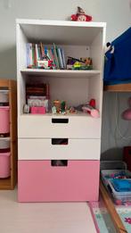 Leuke IKEA Stuva kast roze en wit en 3 lades, Kinderen en Baby's, 50 tot 70 cm, Kast, 105 cm of meer, Gebruikt