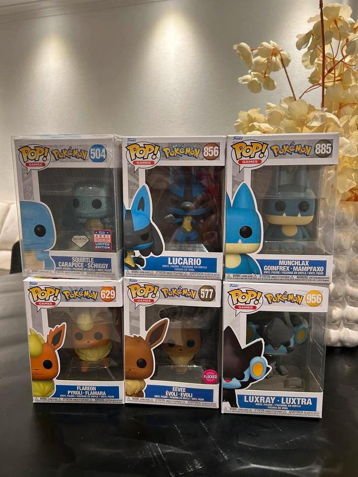 Pokemon Funko pops 6 stuks, Verzamelen, Poppetjes en Figuurtjes, Nieuw, Ophalen of Verzenden
