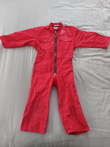 Kinder overall rood, maat 98 beschikbaar voor biedingen