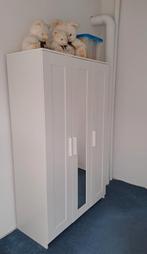 Ikea Brimnes 3-deurs kledingkast met spiegel, Huis en Inrichting, Kasten | Kledingkasten, 100 tot 150 cm, Met hangruimte, Ophalen of Verzenden