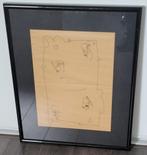 Originele, ingelijste grafiekpagina, Antiek en Kunst, Ophalen