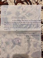 Verklaring dienstplicht KNIL milicien 1924 Ass. Resident, Verzenden, Overige soorten, Nederland, Foto of Poster