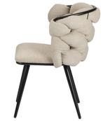 Rock Chair Beige – Moderne Eetkamerstoelen in Naturel Look (, Overige kleuren, Japandi, Hotel Chique, Modern, Ophalen of Verzenden