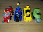 Paw Patrol Voertuigen Set - Chase, Marshall, Rubble, Rocky, Ophalen, Gebruikt, Jongen of Meisje