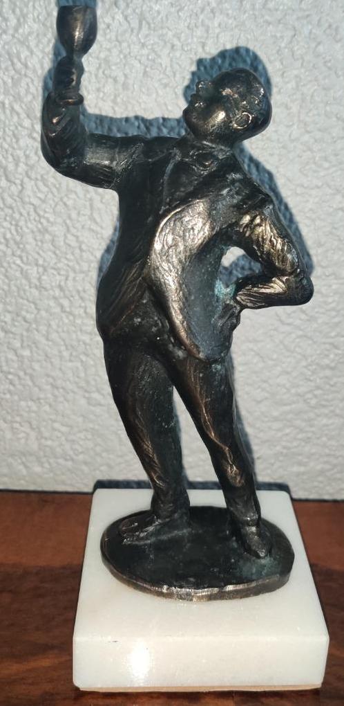 2xBronzen sculptuur beeld zwaar SANTÉ/Bronzen beeld Connexxi, Antiek en Kunst, Kunst | Beelden en Houtsnijwerken, Ophalen
