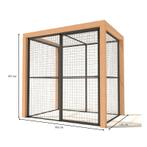 Volière Aluminium Olivia, Ophalen of Verzenden, Nieuw, Aluminium, Volière