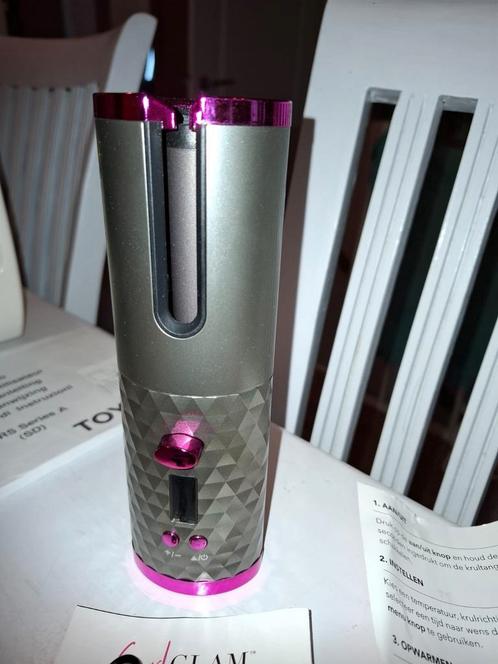 CURLGLAM® Automatische Krultang - Draadloos - USB Oplaadbaar, Sieraden, Tassen en Uiterlijk, Uiterlijk | Haarverzorging, Nieuw