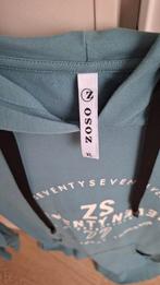 Zoso Turquoise Hoodie Jurk - Maat XL, Blauw, Maat 46/48 (XL) of groter, Ophalen of Verzenden, Zo goed als nieuw