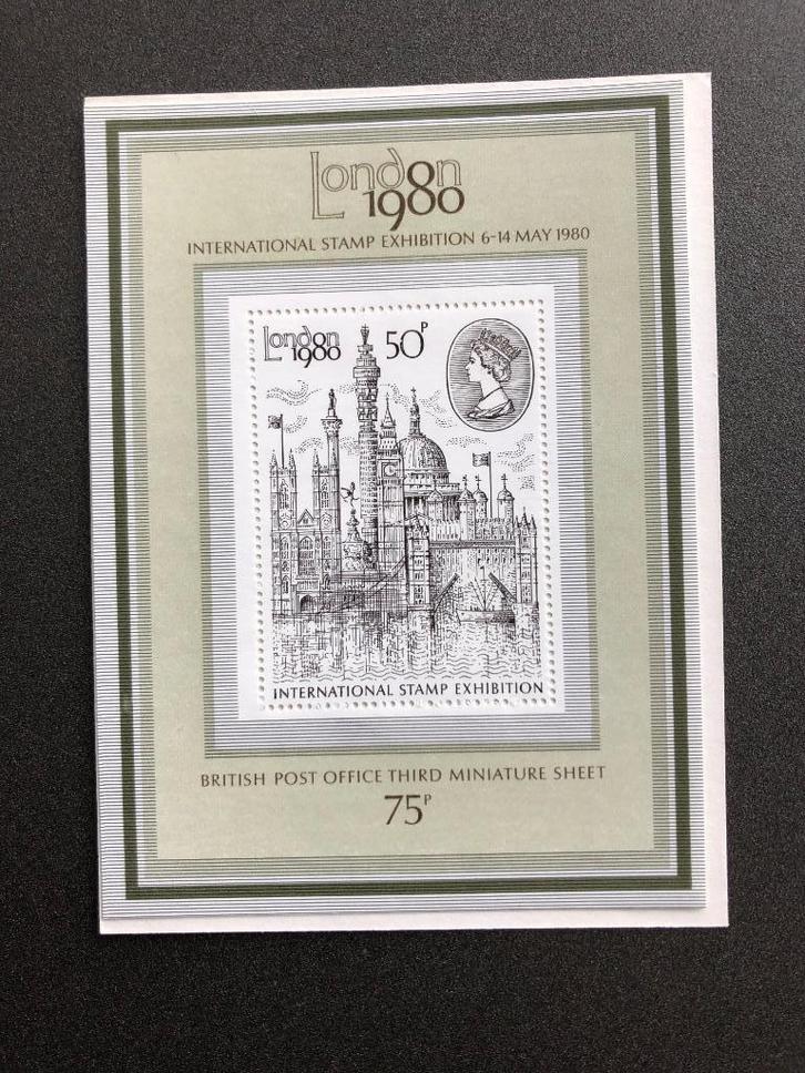 Postzegel vel Engeland tentoonstelling Londen 1980, nieuw., Postzegels en Munten, Postzegels | Europa | UK, Postfris, Ophalen of Verzenden