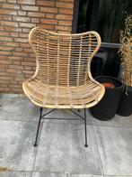 Rotan Stoel jasmine rieten stoel, Huis en Inrichting, Stoelen, Ophalen, Gebruikt, Bruin, Riet of Rotan