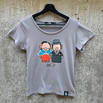 Grijs Pill art t-shirt fancy varken maat S beschikbaar voor biedingen