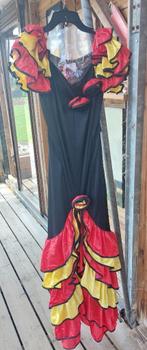 Spaanse kleding vrouw, maat 40/42  Flamingo danseres zgan, Maat 38/40 (M), Ophalen of Verzenden, Kleding, Overige thema's