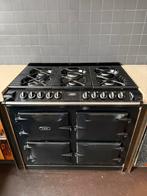 Aga Six-Four Fornuis met Afzuigkap Set - Gebruikt, Ophalen, Gebruikt, Wandschouwkap, 400 tot 600 m³ per uur