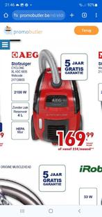 Krachtige AEG 2100 stofzuiger , Hipafilter, Ophalen of Verzenden, Zo goed als nieuw, 2000 watt of meer, Stofzuiger