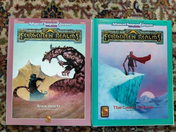 Advanced Dungeons & Dragons Forgotten Realms accessories II, Hobby en Vrije tijd, Wargaming, Gebruikt, Overige soorten, Boek of Catalogus