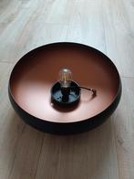 Plafondlamp zwart met brons, Huis en Inrichting, Lampen | Plafondlampen, Ophalen, Zo goed als nieuw, Modern