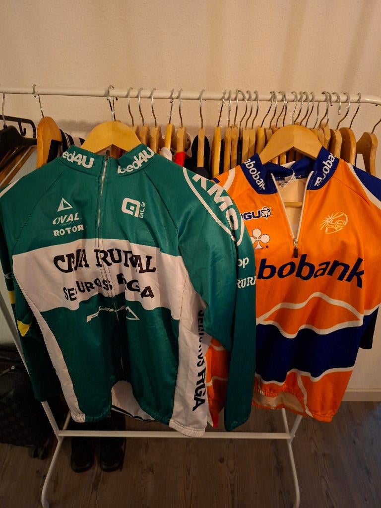 2 wielrenshirts, Ophalen of Verzenden, Zo goed als nieuw, Overige typen