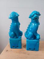Turquoise Foo Dogs - Set van 2, Ophalen of Verzenden