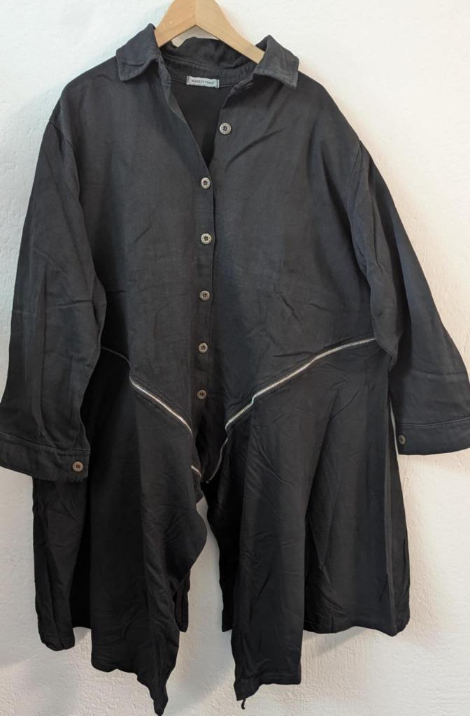 Afritsbare jas, Kleding | Dames, Grote Maten, Nieuw, Jas of Mantel, Zwart, Ophalen of Verzenden