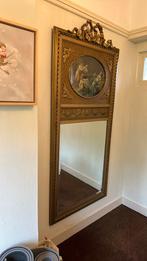 Facet geslepen Louis XV stijl spiegel, Antiek en Kunst, Ophalen, Rechthoekig, 50 tot 100 cm, 150 tot 200 cm
