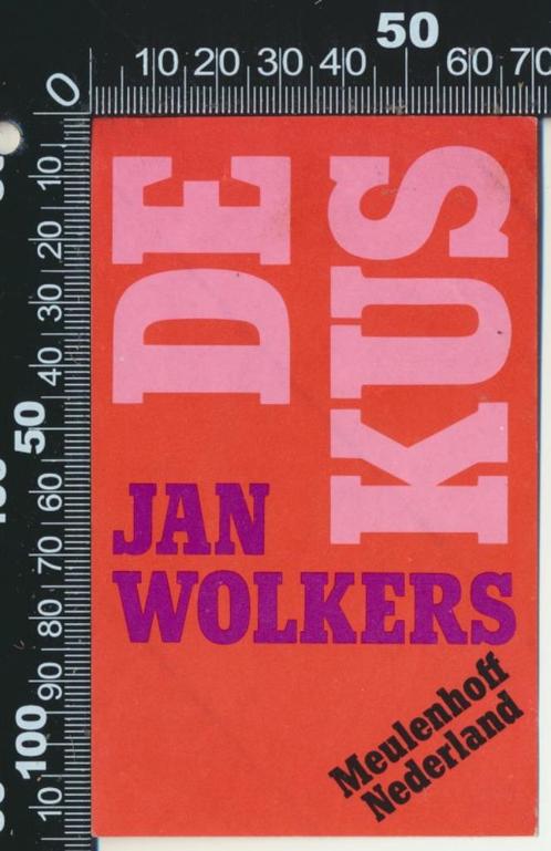 Sticker: Jan Wolkers - De Kus - Meulenhoff Nederland, Verzamelen, Stickers, Zo goed als nieuw, Bedrijf of Vereniging, Verzenden