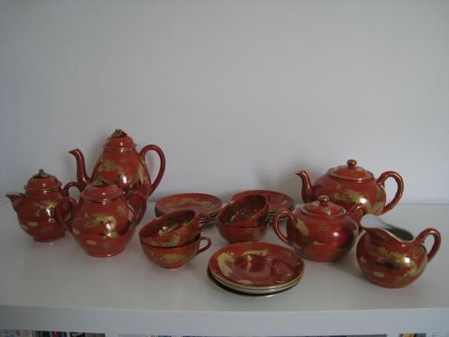 servies Dragon Japans porselein, Antiek en Kunst, Antiek | Servies los, Ophalen of Verzenden