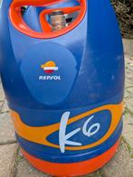 Complete set Repsol gasfles 6 kg licht gewicht, Caravans en Kamperen, Camper-accessoires, Ophalen, Zo goed als nieuw