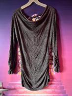 Nieuwe tuniek/jurk met waterval hals en kruisbandjes 19,99€, Maat 38/40 (M), Bruin, Nieuw, Ophalen of Verzenden